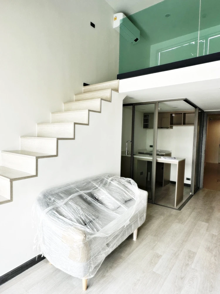 For sale or rent!! Groove Vibes Condo, Lat Phrao 18, 6th floor, beautiful room, fully furnished, ready to move in. Don't miss out!!