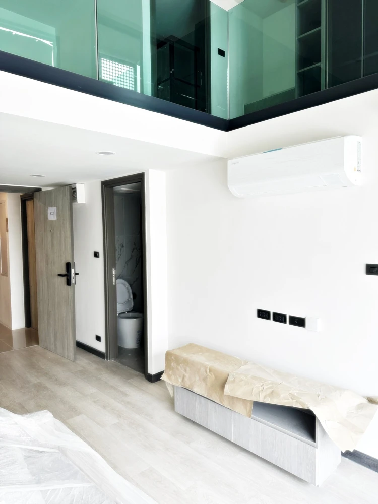 For sale or rent!! Groove Vibes Condo, Lat Phrao 18, 6th floor, beautiful room, fully furnished, ready to move in. Don't miss out!!