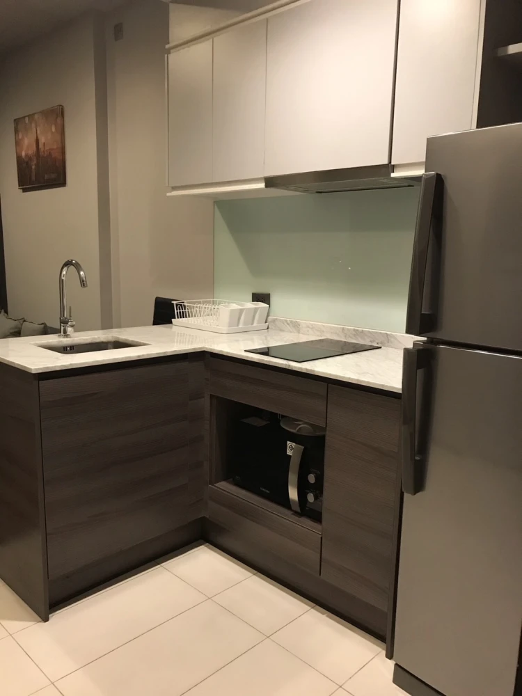 For sale or rent!! Condo Ceil by Sansiri Ekamai, 8th floor, beautiful and very livable. Fully furnished, ready to move in. Reserve now!!