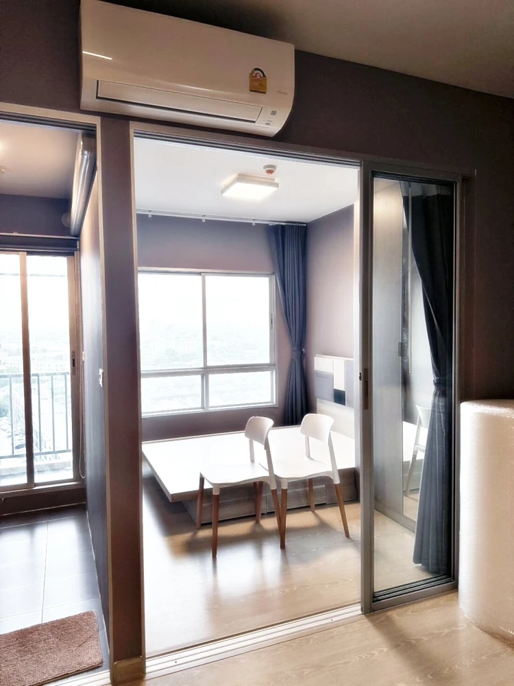 For sale or rent!! Niche ID Pakkret Station Condo, 16th floor, swimming pool view, beautiful and comfortable room, great price, reserve now!!