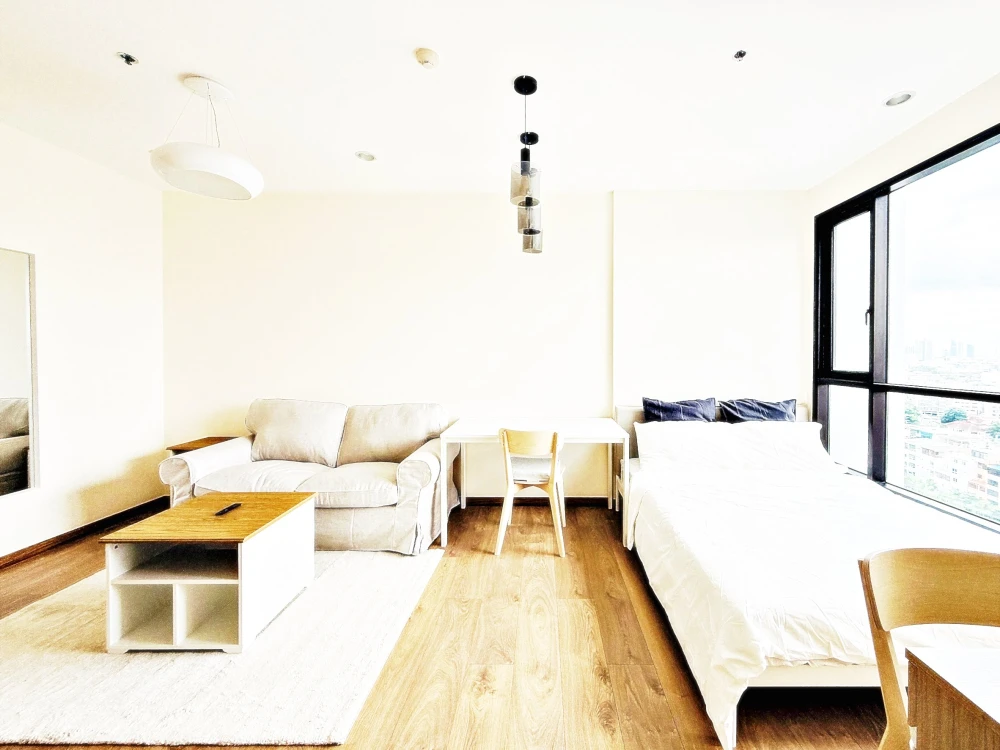 For sale, for rent!! Condo Fuse Sathorn-Taksin, 15th floor, open view, good view, good price, ready to move in, hurry up and book now!!