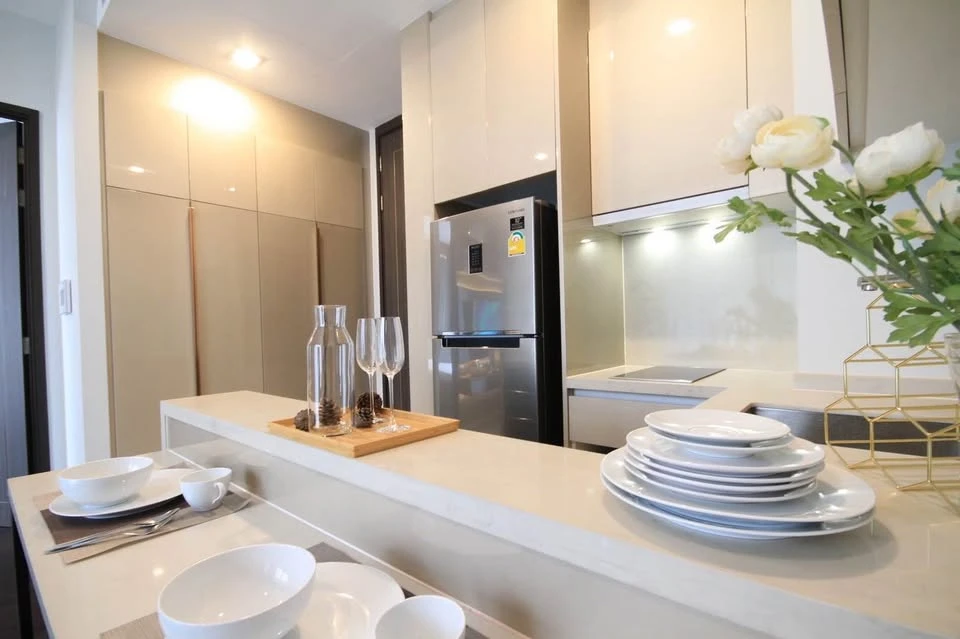 Condo for sale, rent, LAVIC Sukhumvit 57, near BTS Asoke and MRT Sukhumvit, convenient transportation.