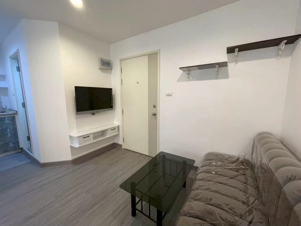 Condo for rent or sale, Lumpini Ville Ramkhamhaeng 60/2, beautiful room, fully furnished, convenient transportation, urgently booking a room