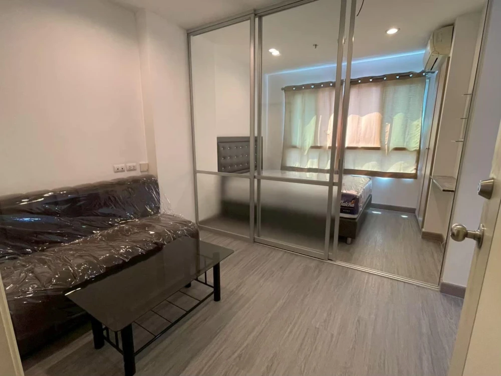 Condo for rent or sale, Lumpini Ville Ramkhamhaeng 60/2, beautiful room, fully furnished, convenient transportation, urgently booking a room