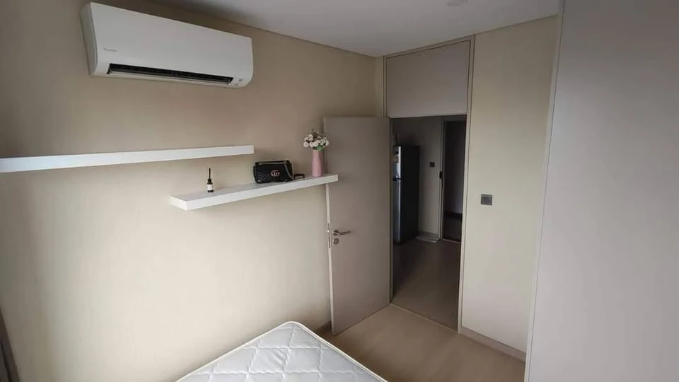 For rent!! Condo Lumpini Suite Phetchaburi-Makkasan, 12th floor, Baiyoke Building view, beautiful room, ready to move in, don't miss it!!