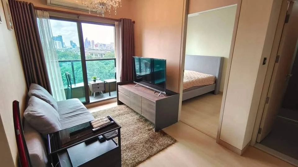 For rent!! Condo Lumpini Suite Phetchaburi-Makkasan, 12th floor, Baiyoke Building view, beautiful room, ready to move in, don't miss it!!