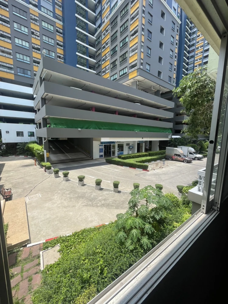 For sale, for rent!! Condo Lumpini Center Sukhumvit 77, 2nd floor, balcony, garden view, fully furnished, ready to move in, don't miss it!!