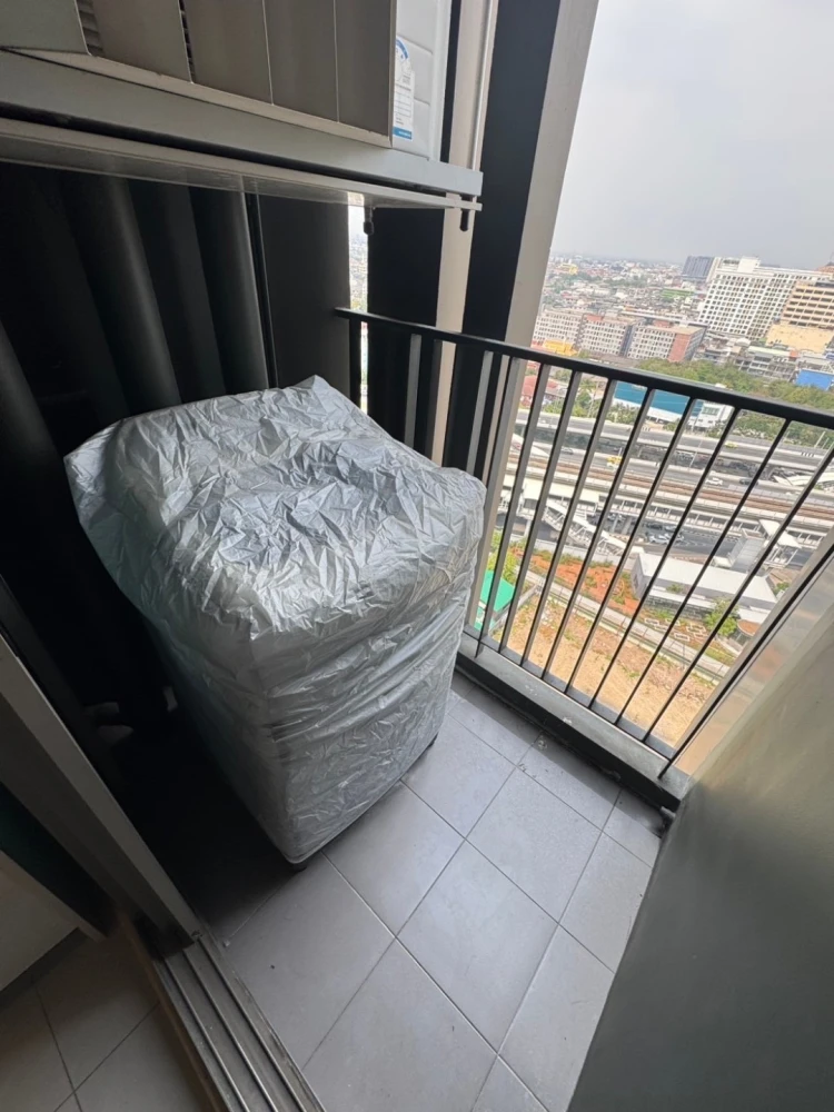 For sale, for rent!! Condo Wisdom Station Ratchada-Tha Phra, 18th floor, fully furnished, ready to move in, don't miss out, book now!!
