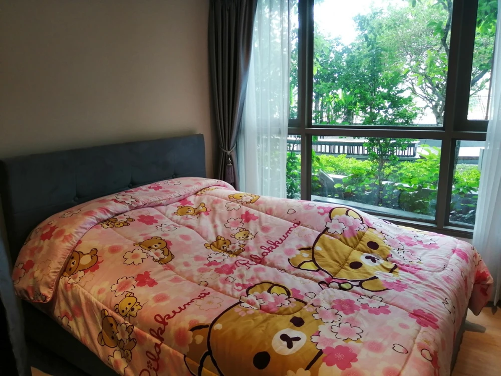 Condo for sale, rent, Whizdom Station Ratchada-Tha Phra, has privacy, garden view, don't miss it.