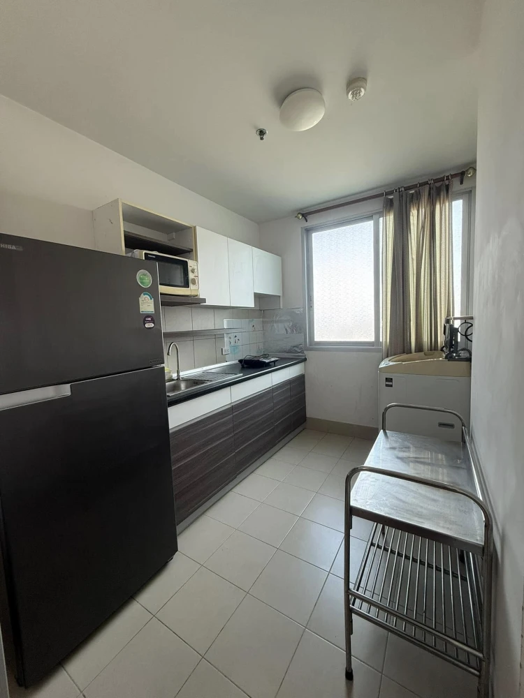 For sale, for rent, Supalai Vista condo, Tiwanon intersection, spacious room, usable area, good price, hurry and reserve now.