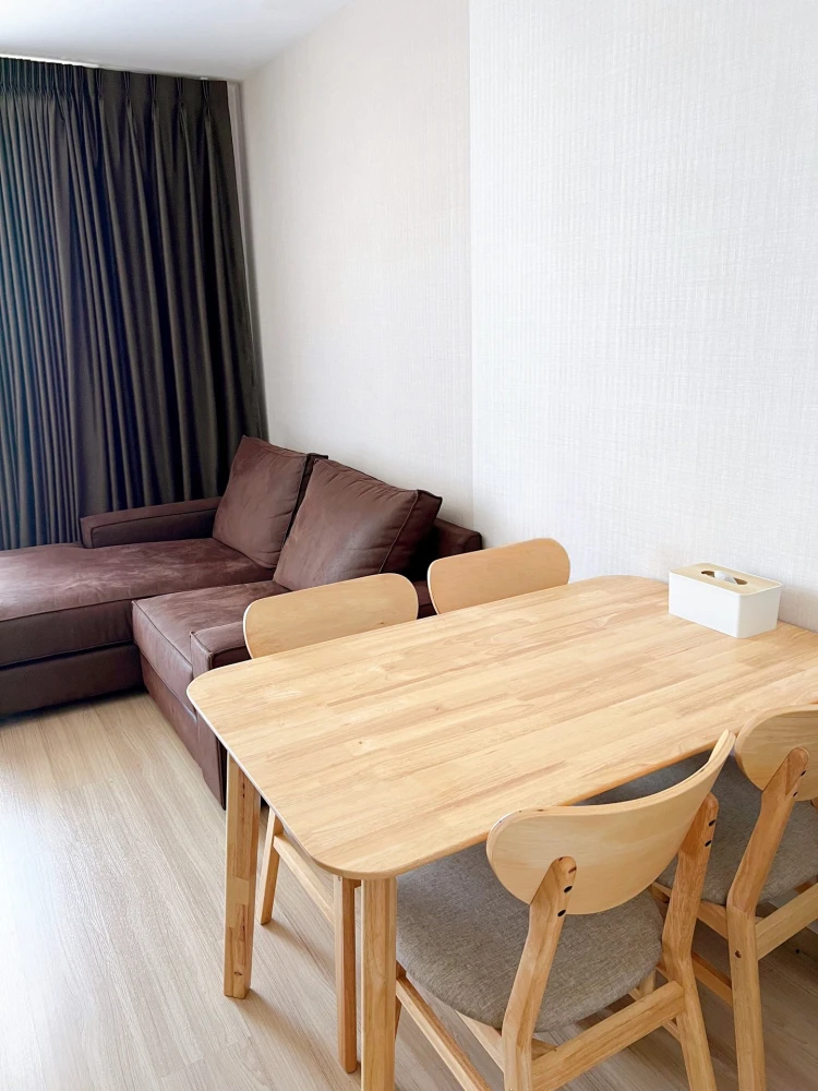 Condo for rent or sale, Artemis Sukhumvit 77, high floor, comfortable bed, comfortable sofa, just carry your bags and move in.