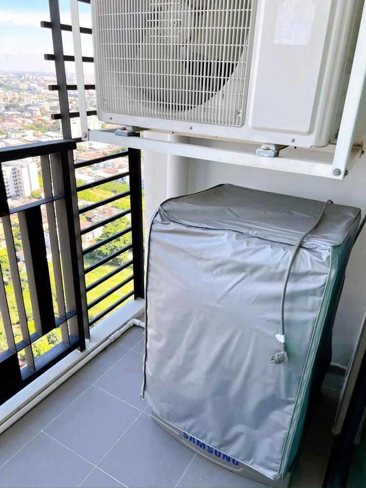 Condo for rent or sale, Artemis Sukhumvit 77, high floor, comfortable bed, comfortable sofa, just carry your bags and move in.
