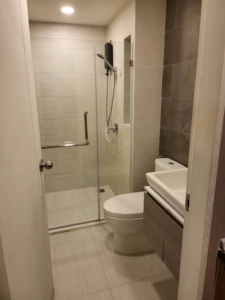 Condo for sale, rent, The Cube Loft Nuanchan, fully furnished room. Fully built-in furniture. Book now.
