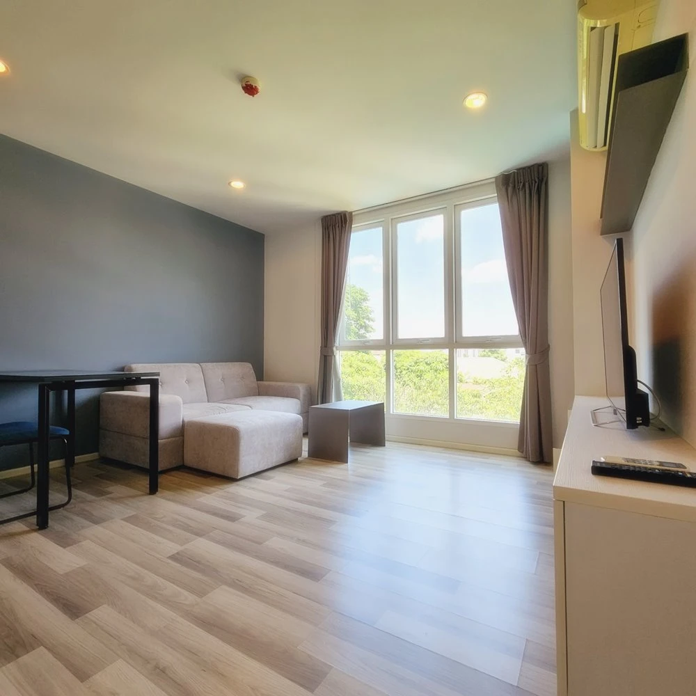 For sale, for rent!! Condo The Key Chaloem Phrakiat Rama 9, 4th floor, beautiful room, spacious, ready to move in, don't miss it!!
