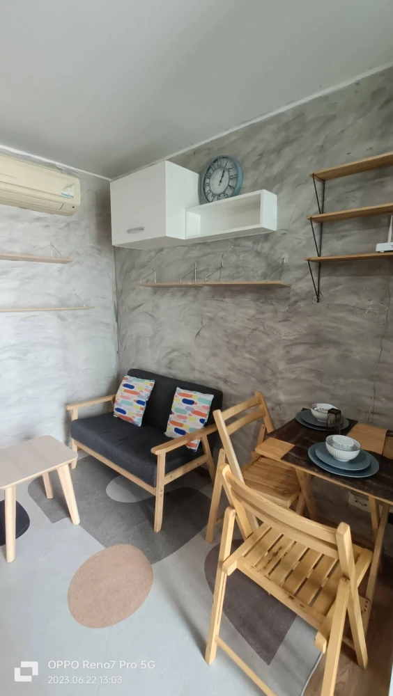 For Sale/Rent!! Condo The Base Sukhumvit 77, 12th Floor, Building A, City View, Beautiful Room, Fully Furnished, Reserve Now!!