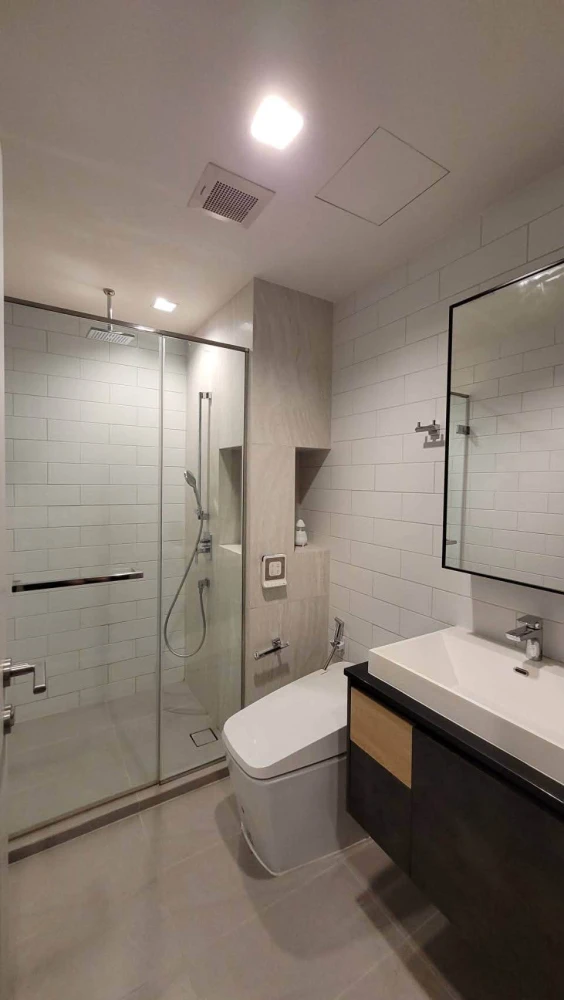 Condo for sale, rent, The Line Jatujak-Mochit, high floor, good view, good size room Fully furnished with built-in furniture