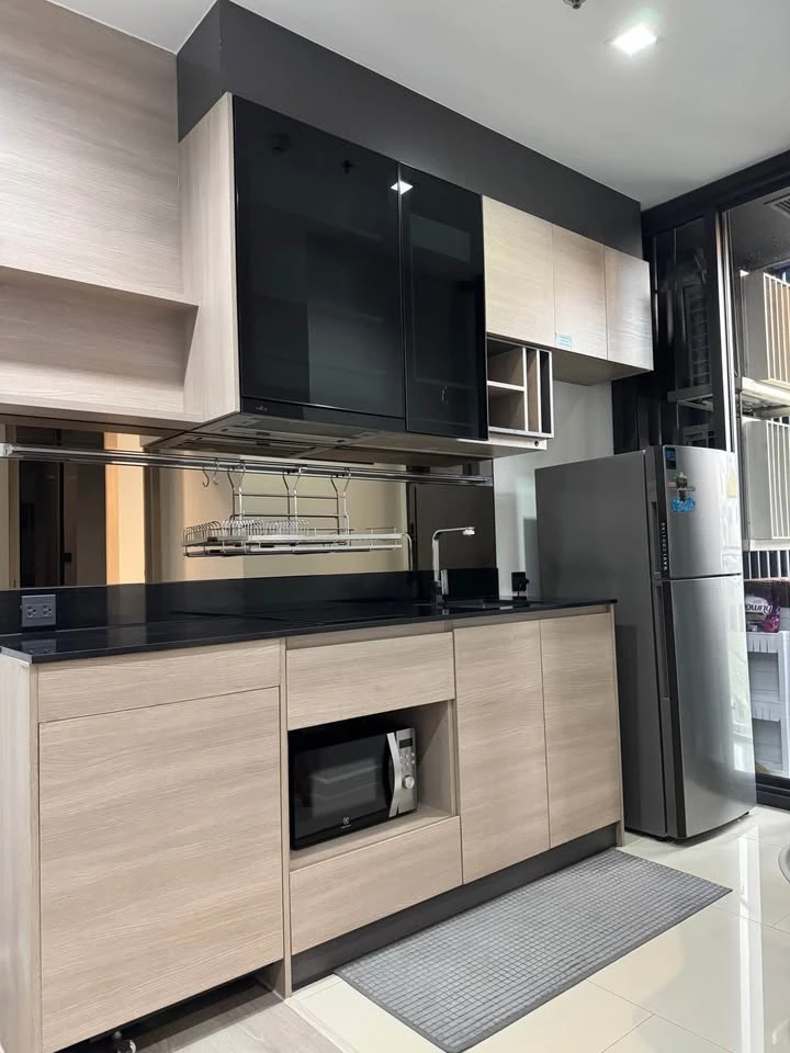 Condo for sale, rent, The Line Asoke-Ratchada, spacious, clean, furniture, equipment, complete electrical appliances