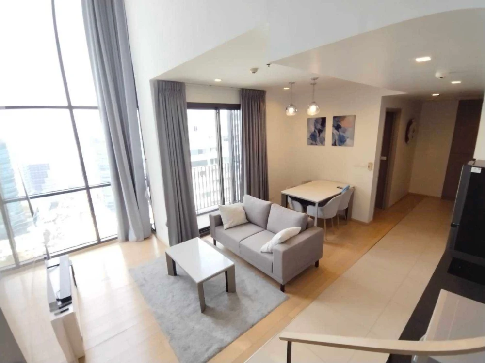 Condo for sale, rent, HQ Thonglor, duplex room, corner room, high floor, beautiful room, ready to move in