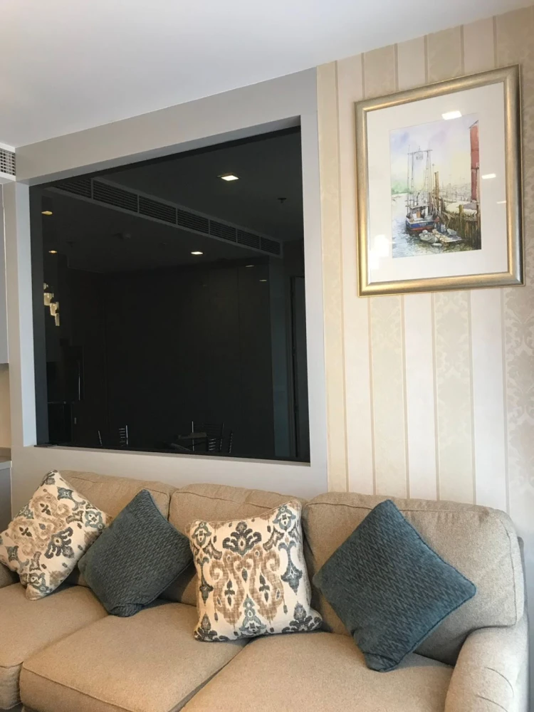 For sale, for rent!! Condo M Phayathai, 27th floor, beautiful room, luxuriously decorated, fully furnished, ready to move in, don't miss it!!