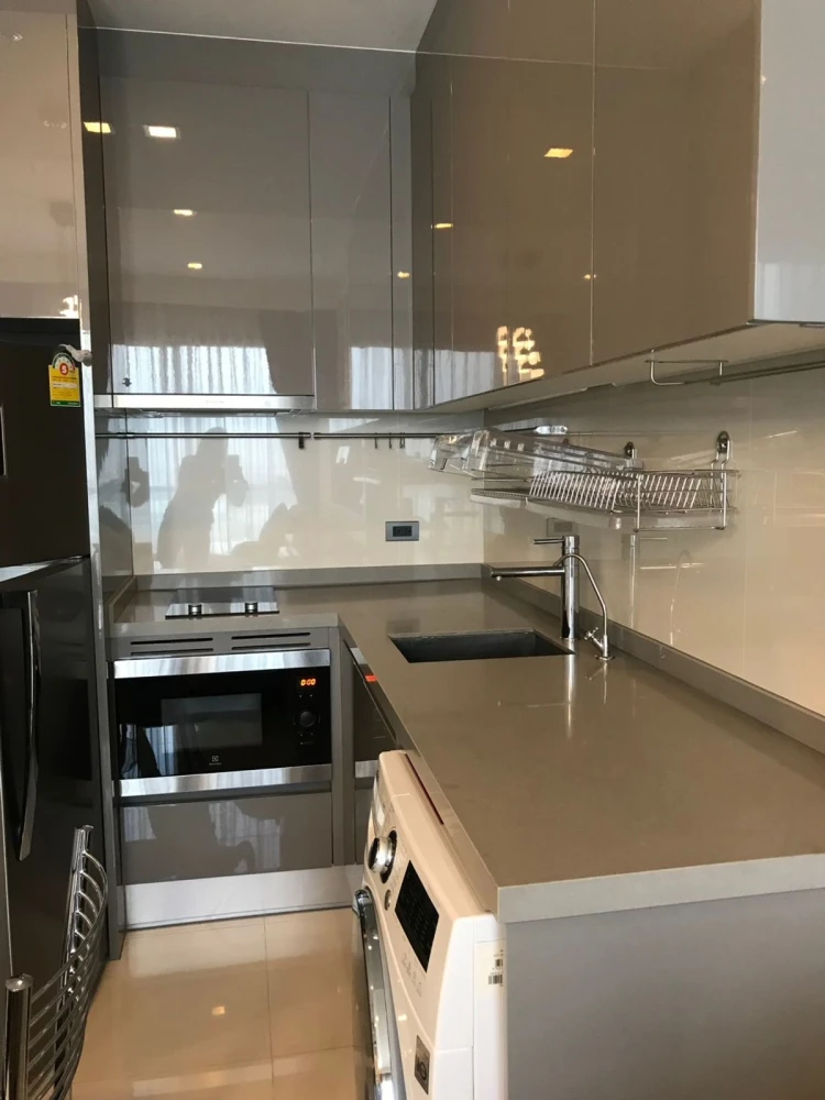 For sale, for rent!! Condo M Phayathai, 27th floor, beautiful room, luxuriously decorated, fully furnished, ready to move in, don't miss it!!