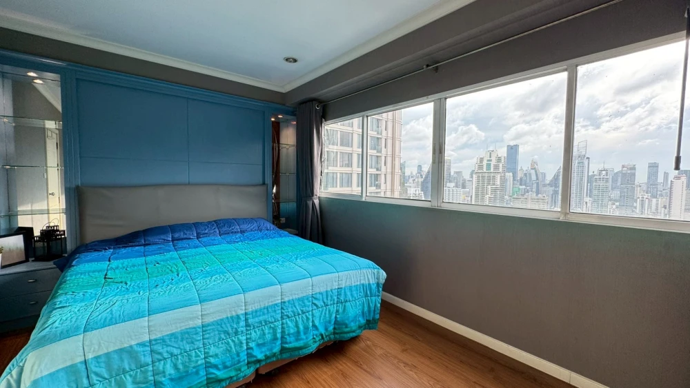 For sale, for rent!! Condo Grand Park View Asoke, 30th floor, corner room, fully furnished, complete common area, don't miss it!!