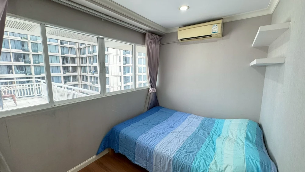 For sale, for rent!! Condo Grand Park View Asoke, 30th floor, corner room, fully furnished, complete common area, don't miss it!!