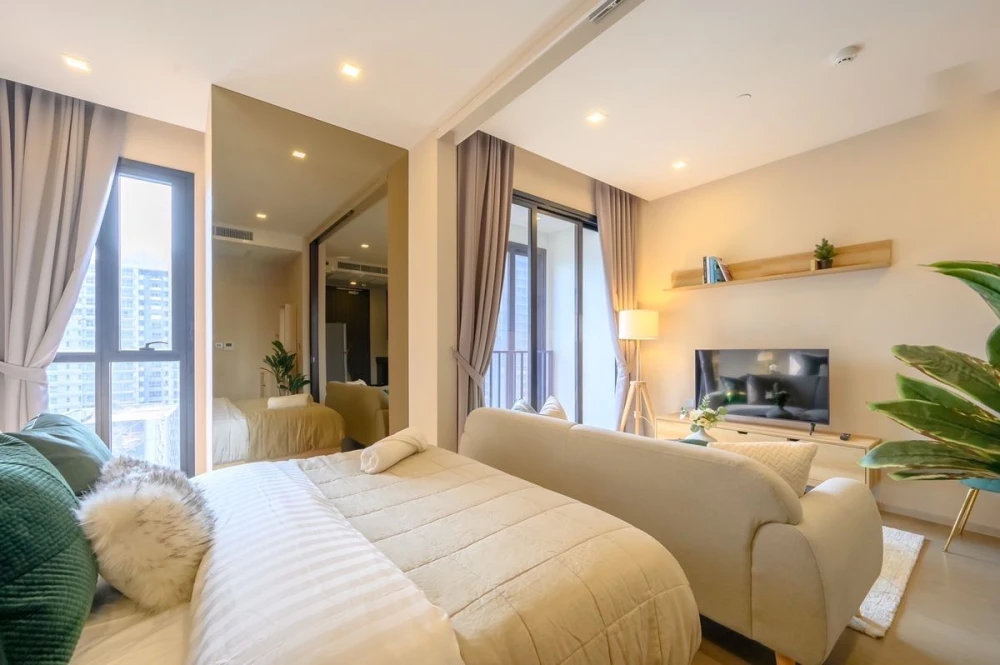 For sale, for rent!! Condo Ashton Asoke, 19th floor, city view, fully furnished, ready to move in, hurry up and book now!!