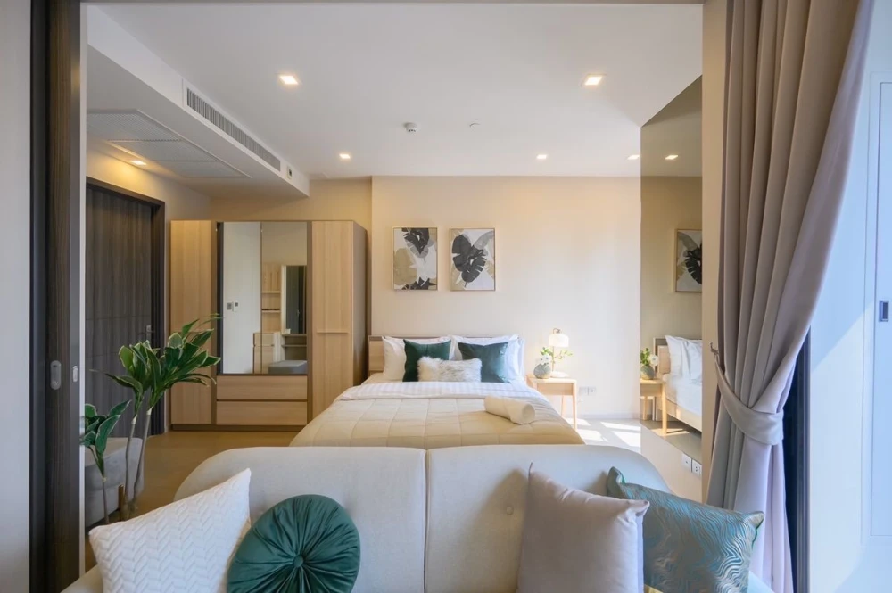 For sale, for rent!! Condo Ashton Asoke, 19th floor, city view, fully furnished, ready to move in, hurry up and book now!!