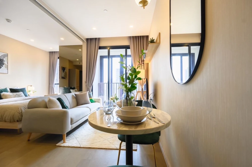 For sale, for rent!! Condo Ashton Asoke, 19th floor, city view, fully furnished, ready to move in, hurry up and book now!!