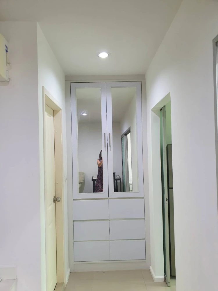 Condo for sale, rent, Aspire Rama 9, spacious, clean, furniture, equipment, complete electrical appliances
