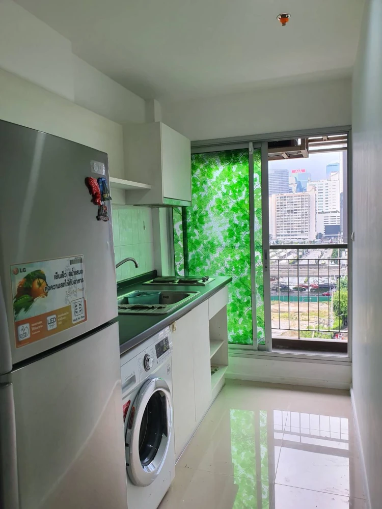 Condo for sale, rent, Aspire Rama 9, spacious, clean, furniture, equipment, complete electrical appliances