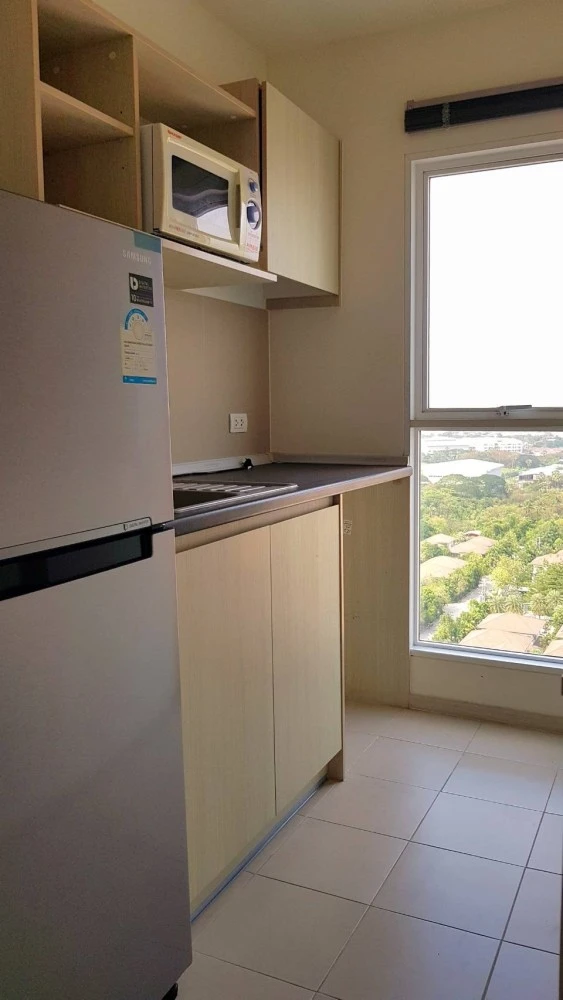 For sale, for rent!! Condo Aspire Rattanathibet, full set of built-in furniture, good price, ready to move in, don't miss it!!