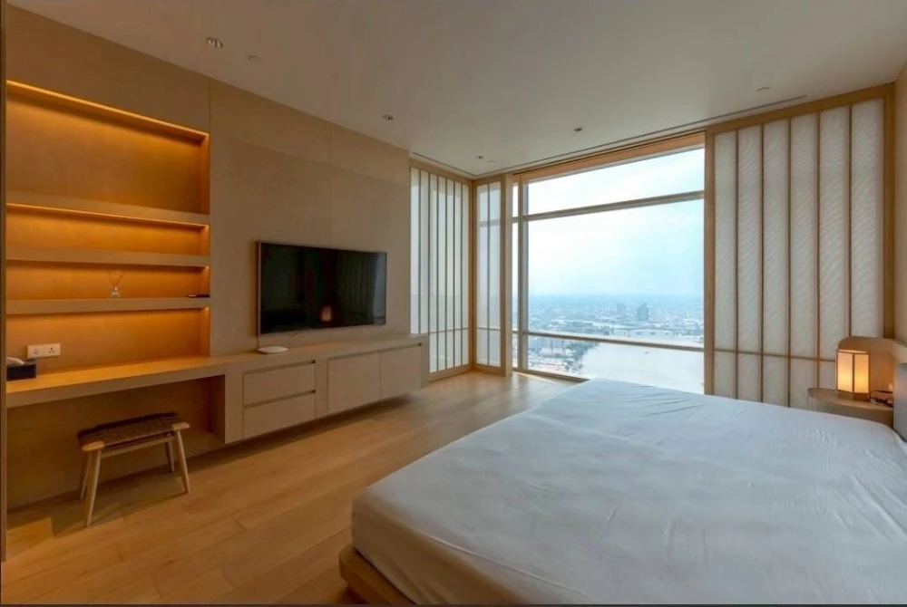 For sale, for rent!! Condo Four Seasons Private Residences Ultimate Luxury, Chao Phraya River view, Japanese style decoration, don't miss it!!