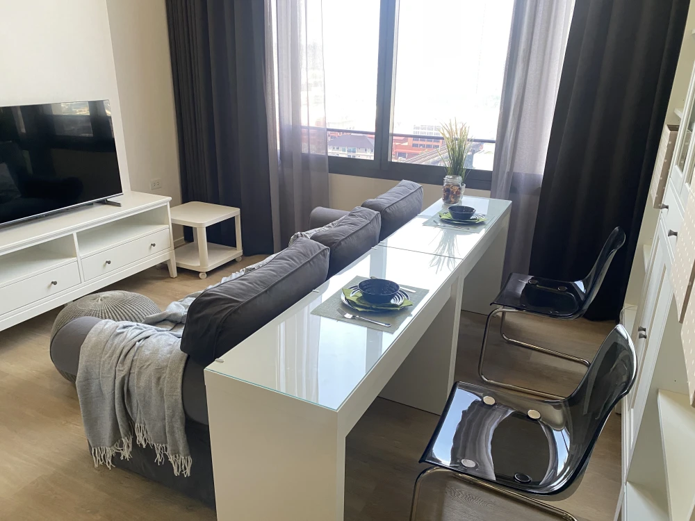 Condo for sale, rent, Siamese Sukhumvit 87, Duplex room, ready to move in. Fully furnished as shown in the picture. Reserve now.