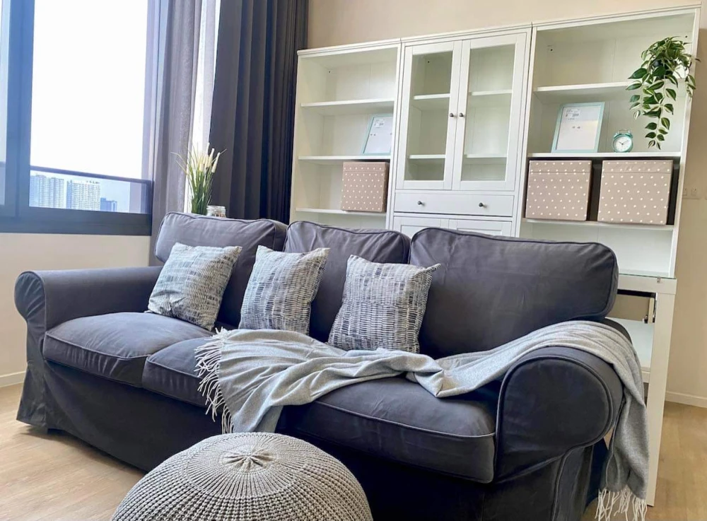 Condo for sale, rent, Siamese Sukhumvit 87, Duplex room, ready to move in. Fully furnished as shown in the picture. Reserve now.