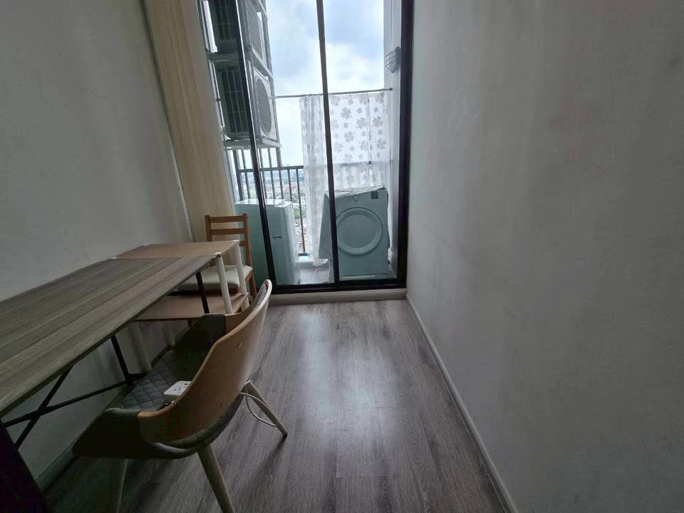 Condo for rent or sale, Knightsbridge Collage, Ramkhamhaeng, south, high floor, definitely not blocking the view. Fully furnished, ready