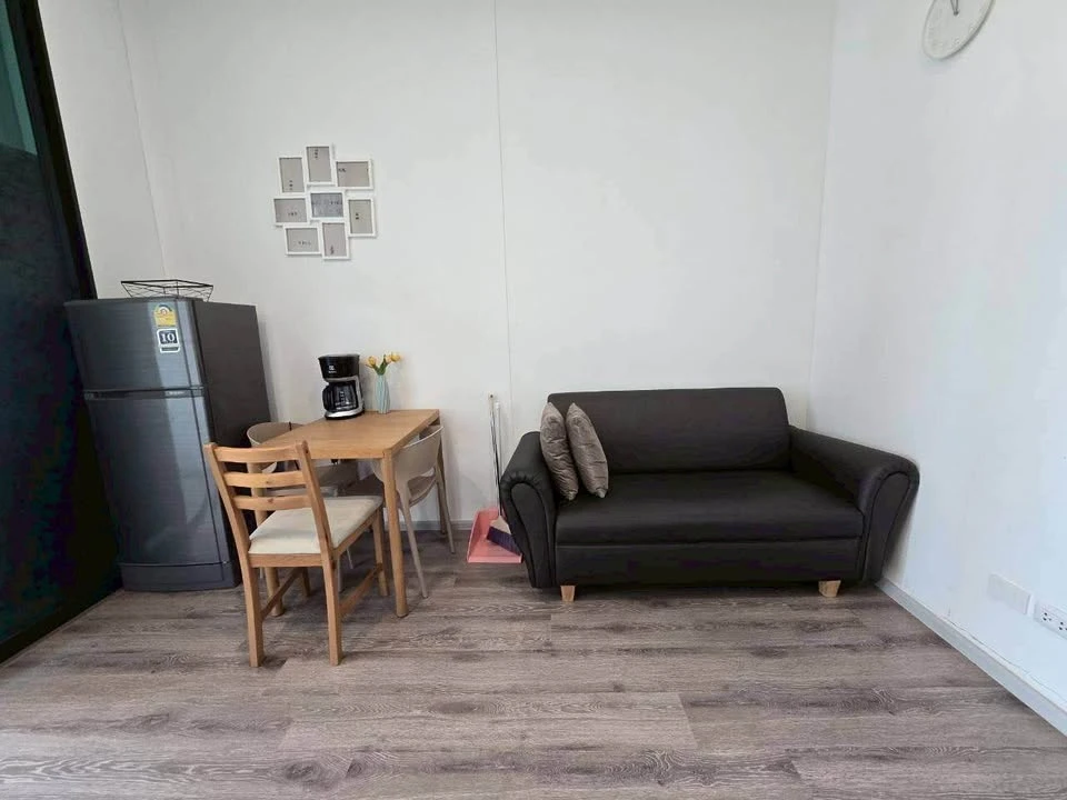 Condo for rent or sale, Knightsbridge Collage, Ramkhamhaeng, south, high floor, definitely not blocking the view. Fully furnished, ready