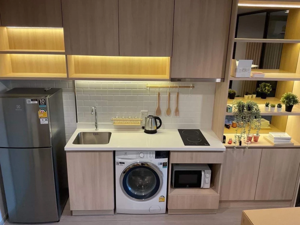 Condo for rent or sale: Life Ladprao, fully furnished + electrical appliances, ready to move in. Cute, minimalist decoration. Book now.