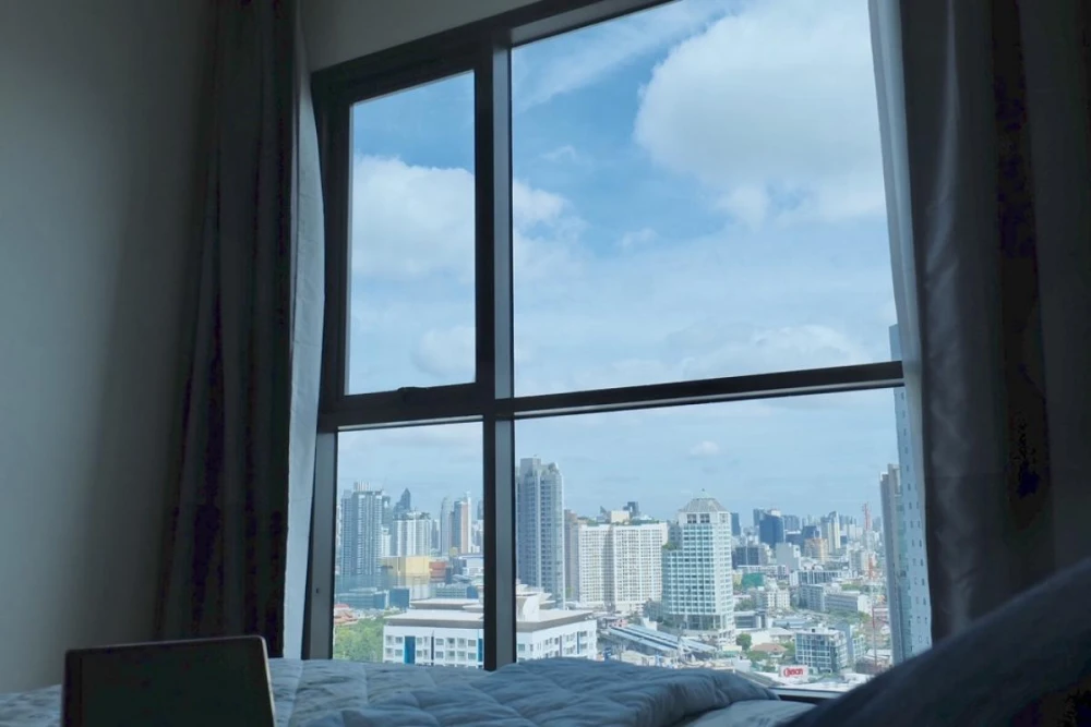 For sale, for rent!! Life Sukhumvit 48 condo, 24th floor, S building, city view, fully furnished, great location, don't miss it!!