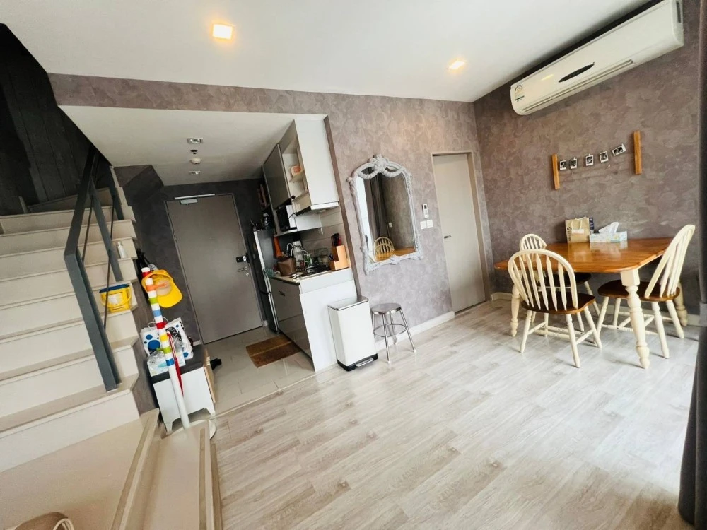 For sale, for rent!! Condo Ideo Mobi Sukhumvit, Building B, East-facing balcony, fully furnished, just bring your bags and move in!!