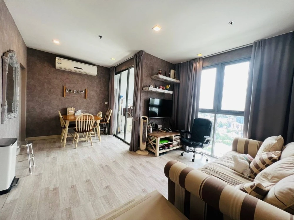 For sale, for rent!! Condo Ideo Mobi Sukhumvit, Building B, East-facing balcony, fully furnished, just bring your bags and move in!!