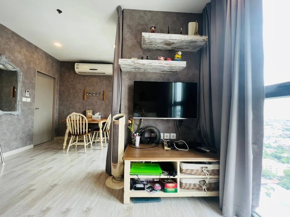 For sale, for rent!! Condo Ideo Mobi Sukhumvit, Building B, East-facing balcony, fully furnished, just bring your bags and move in!!