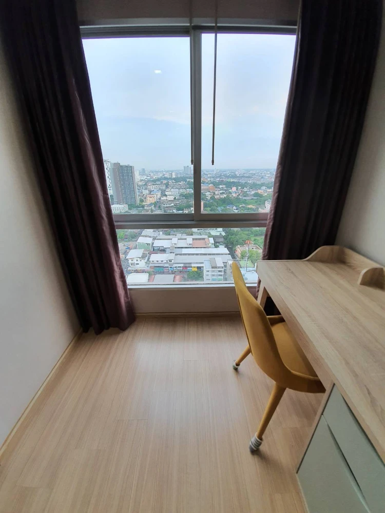 For sale or rent: Casa Ratchada-Ratchaphruek, studio room, high floor, beautiful view, good ventilation, quiet and private. Great value. Book now!