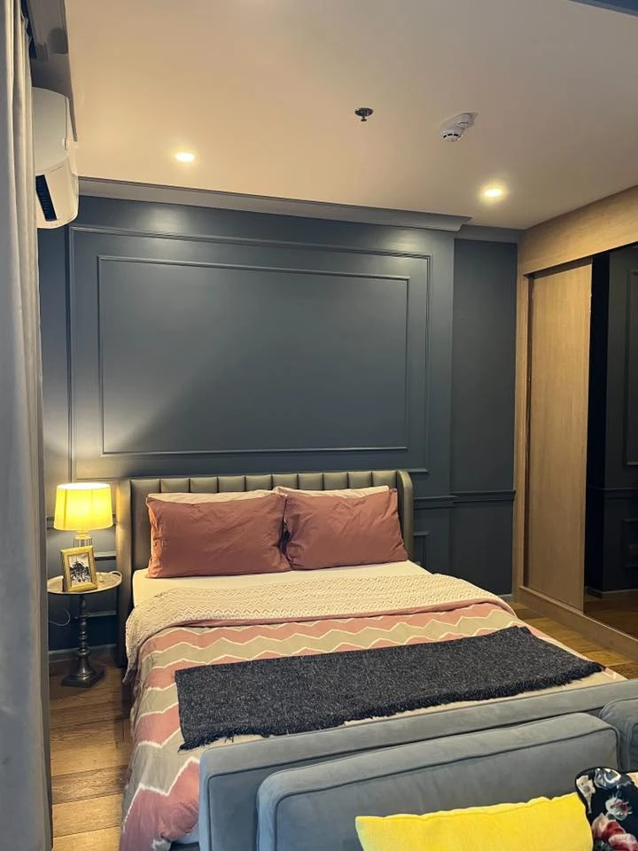 For sale, for rent, Q Chidlom-Phetchaburi, corner room, beautiful, good location, don't miss it!