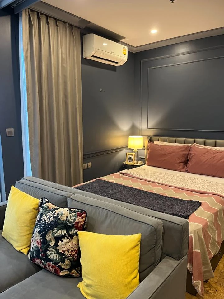 For sale, for rent, Q Chidlom-Phetchaburi, corner room, beautiful, good location, don't miss it!