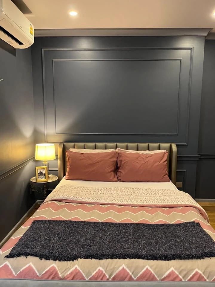 For sale, for rent, Q Chidlom-Phetchaburi, corner room, beautiful, good location, don't miss it!