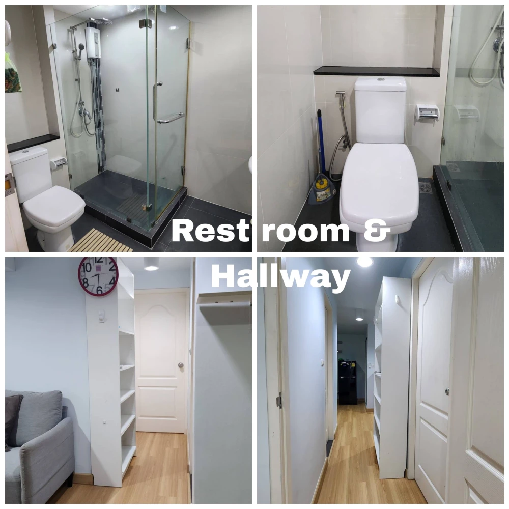 For sale, for rent, Chateau In Town Sukhumvit 64 Sky Moon, 1 bedroom + separate dressing room, 8th floor, open view, good wind, plenty of natural ligh