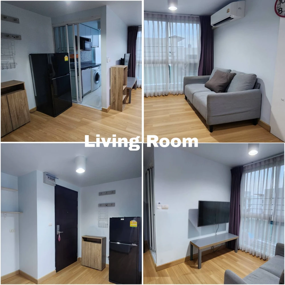 For sale, for rent, Chateau In Town Sukhumvit 64 Sky Moon, 1 bedroom + separate dressing room, 8th floor, open view, good wind, plenty of natural ligh