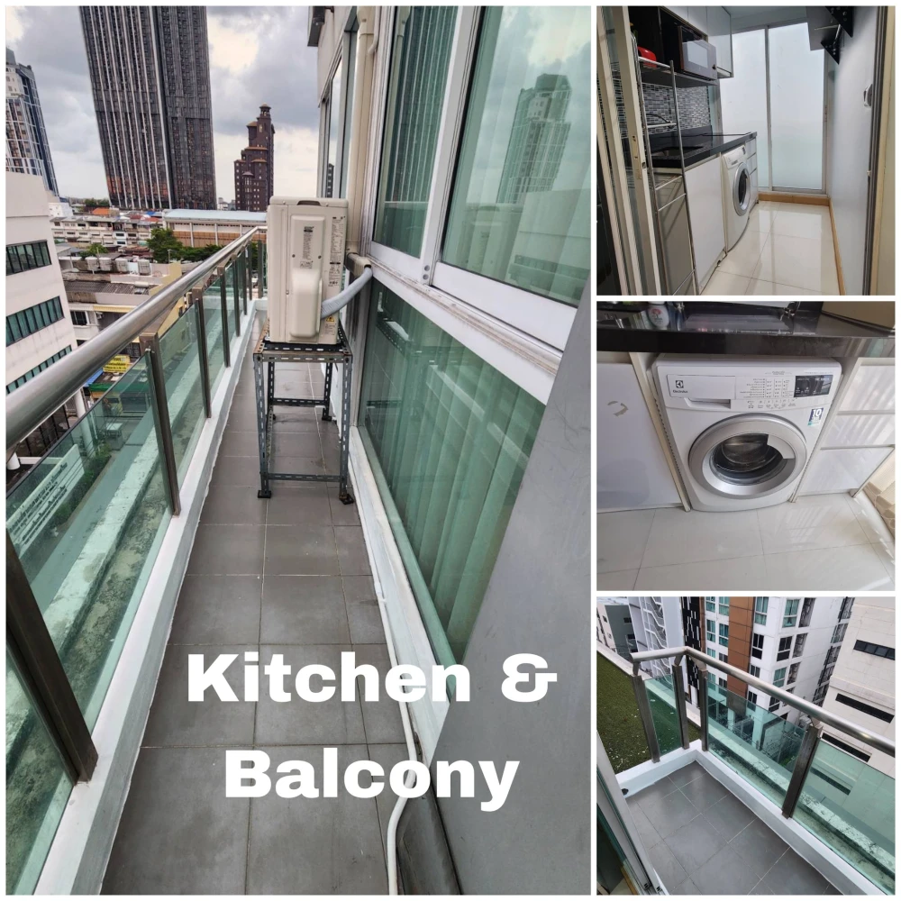 For sale, for rent, Chateau In Town Sukhumvit 64 Sky Moon, 1 bedroom + separate dressing room, 8th floor, open view, good wind, plenty of natural ligh