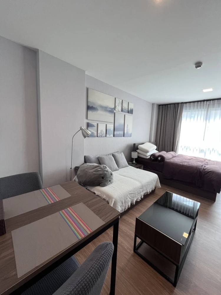 For sale or rent: D Condo Than Charan, a high-floor condo with great views, fully furnished and ready to move in.